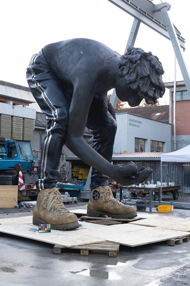Kunstwerk copyright Nicole Eisenman / foto: Kunstgiesserei St. Gallen 
