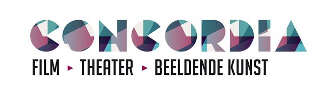 Logo Concordia met tekst: Concordia film theater beeldende kunst