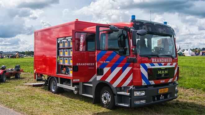 Foto van een brandweerauto