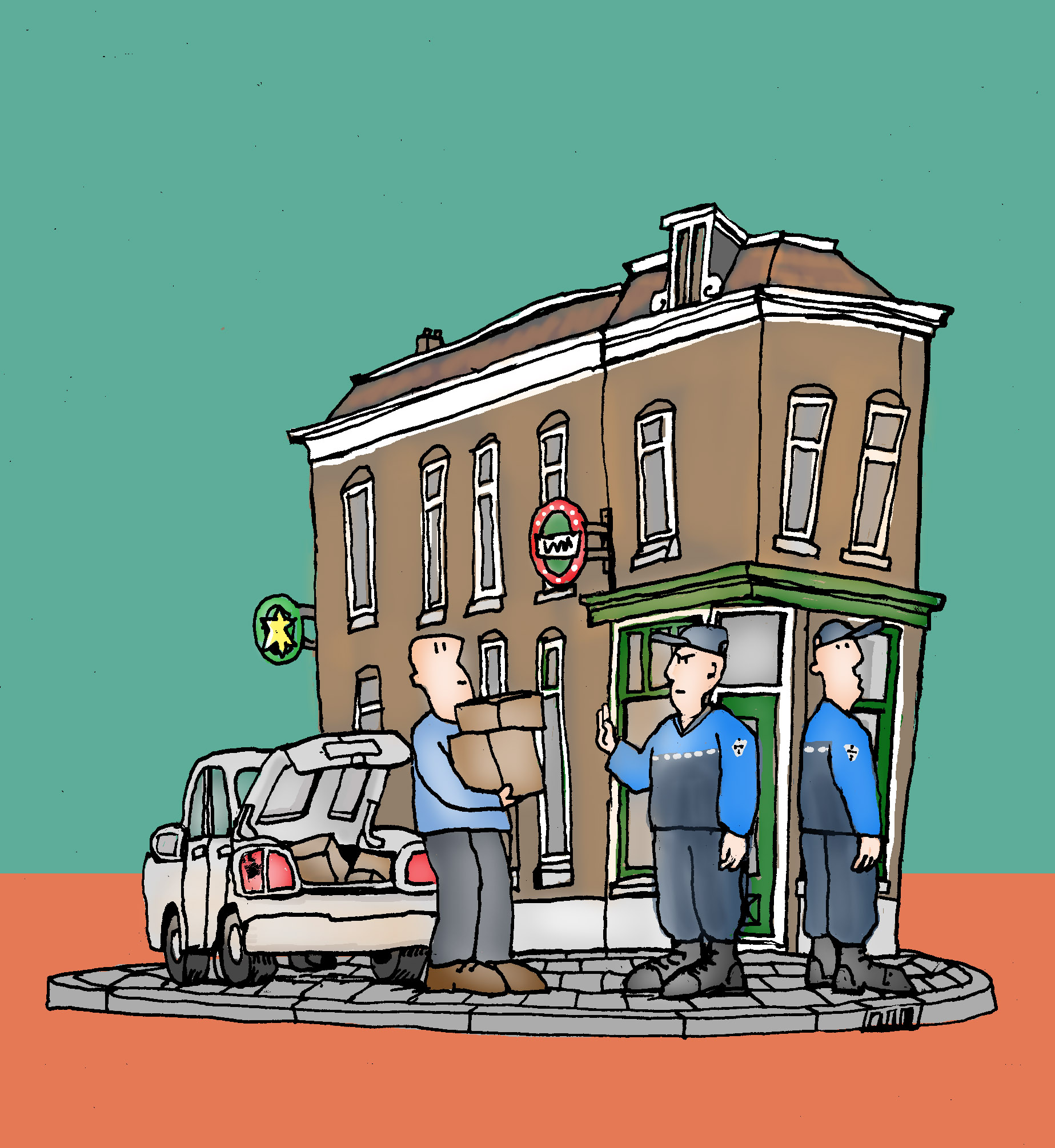 Op de rol: ‘U zette de boa’s voor het blok’