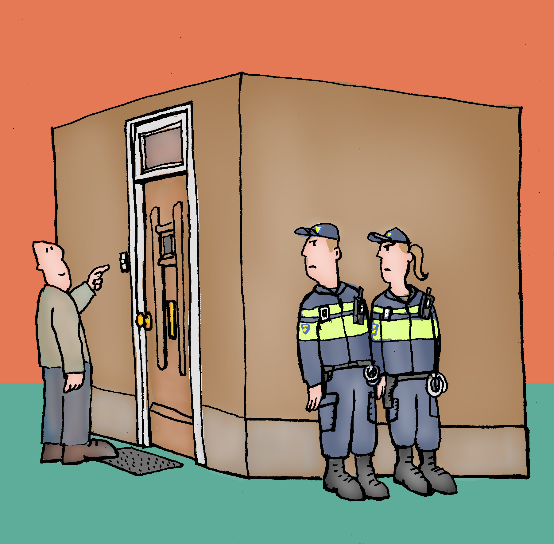 Op de rol: ‘Gelukkig was die oudere dame bij de pinken’