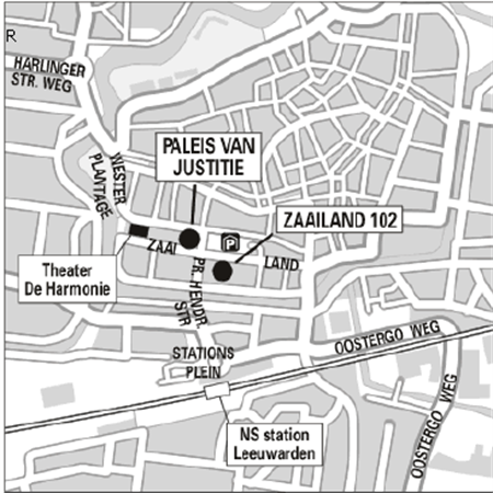 Plattegrond Leeuwarden