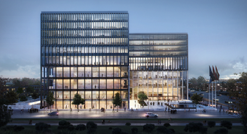 Afbeelding nieuwe rechtbank Amsterdam