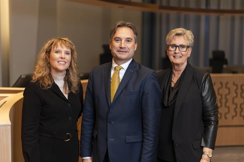 De leden van het bestuur, in de rechtbank