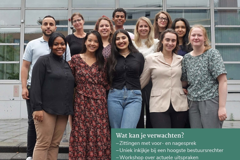 Poster zomerstage Ceentrale raad van beroep