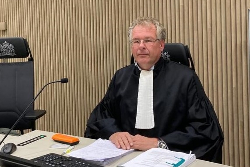 Ward Messer in de rechtszaal.