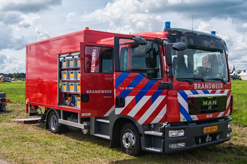 Foto van een brandweerauto