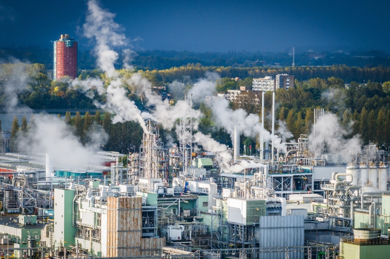 Chemiebedrijf Chemours in Dordrecht