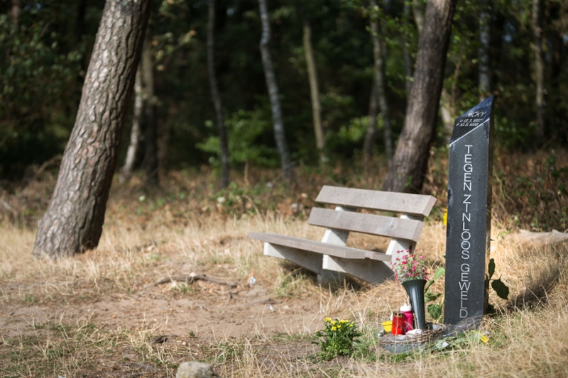 Monument voor Nicky Verstappen op de Brunssummerheide