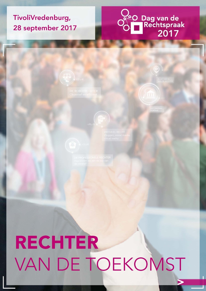 Cover van e-zine Dag van de Rechtspraak 2017.